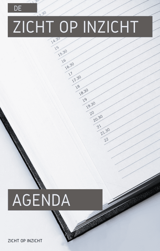 Agenda Zicht op Inzicht